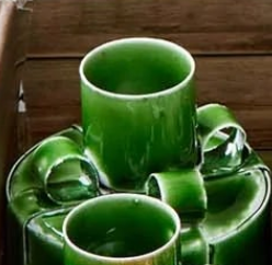 Red and Green Gifts Taper Holders