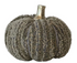 Large Handmade Cotton Velvet, Sequin/Bouclé & Aluminum Pumpkin, 2 Styles