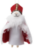 6"H Handmade Wool Felt Religious Mouse Ornament, 3 Styles