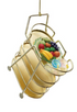 3-1/2"H - 6"H Metal Bar Cart Ornament, Multi Color, 4 Styles