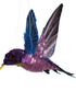 Hummingbird Ornament with Sequins & Glitter, 3 Styles