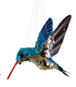 Hummingbird Ornament with Sequins & Glitter, 3 Styles