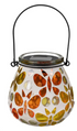 Mosaic Glass Floral Solar Latern