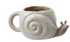 12 oz. Stoneware Snail Shaped Mug, 2 Styles (Each Will Vary)