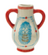 Hand-Painted Stoneware Mini Vase Magnet w/ Design, 6 Styles
