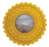 Resin Scalloped Photo Frame, 2 Colors (Holds 4" x 4" Photo)