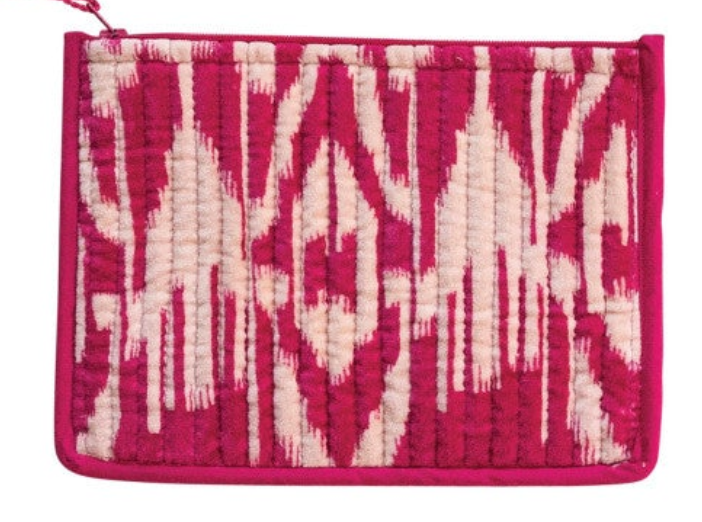 Zip Pouch w/ Interior Coating, 6 Styles (Each One Will Vary)