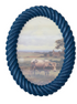 Oval Resin Twisted Photo Frame, 2 Colors (Holds 5" x 7" Photo)