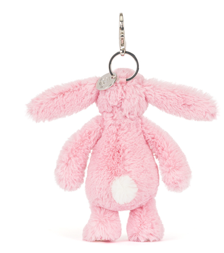 Blushkin Blossom Bunny Bag Charm By Jellycat