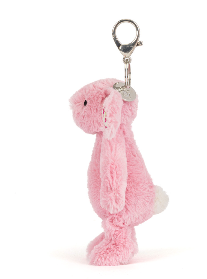 Blushkin Blossom Bunny Bag Charm By Jellycat