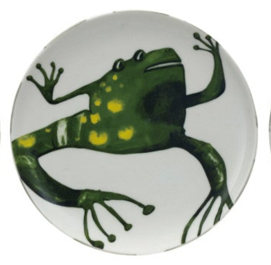 Stoneware Plate w/ Animal/Bird, 8 Styles