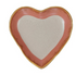 Stoneware Heart Dish w/ Gold Edge, 2 Colors, 2 sizes