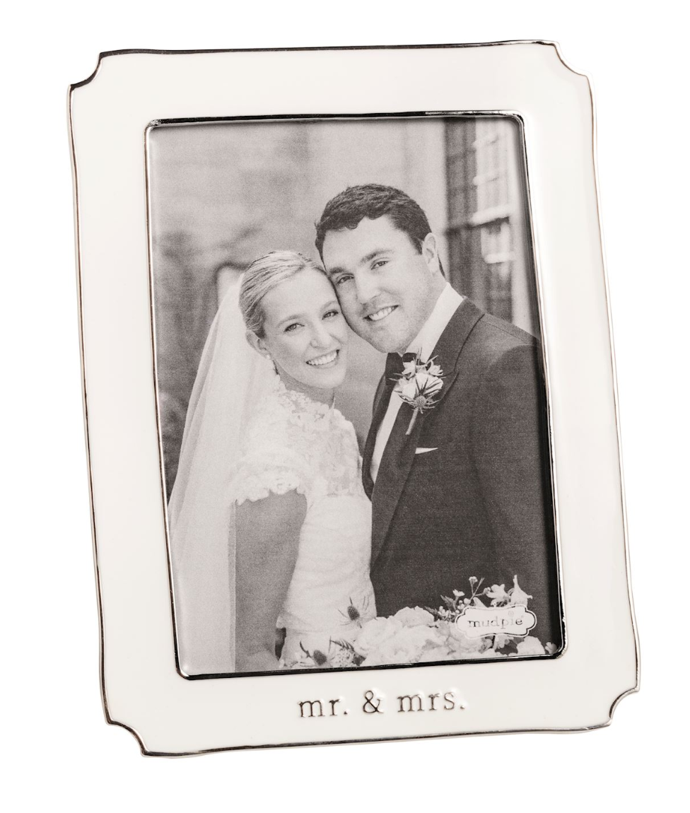Small Mr. & Mrs. Enamel Frame