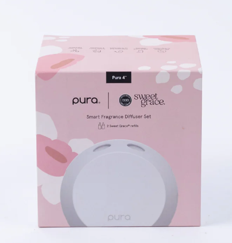 PURA + Bridgewater Smart Home Diffuser Set with 2 Sweet Grace