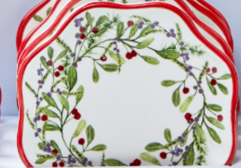 Winter Berries Trinket Dish