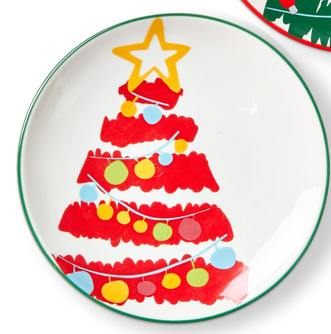 Groovy Trees Appetizer Plate