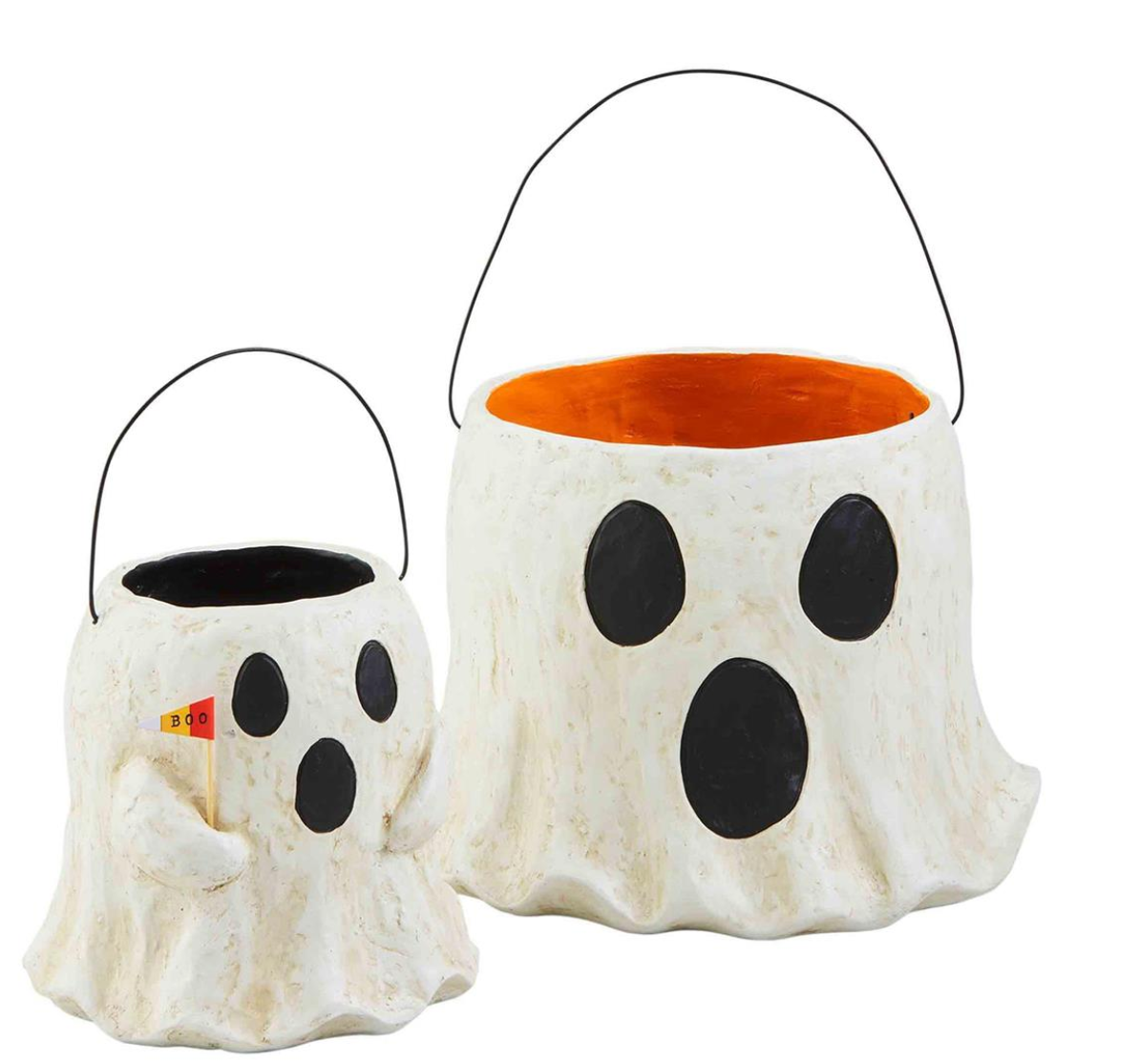 Ghost Treat Buckets by Mud Pie