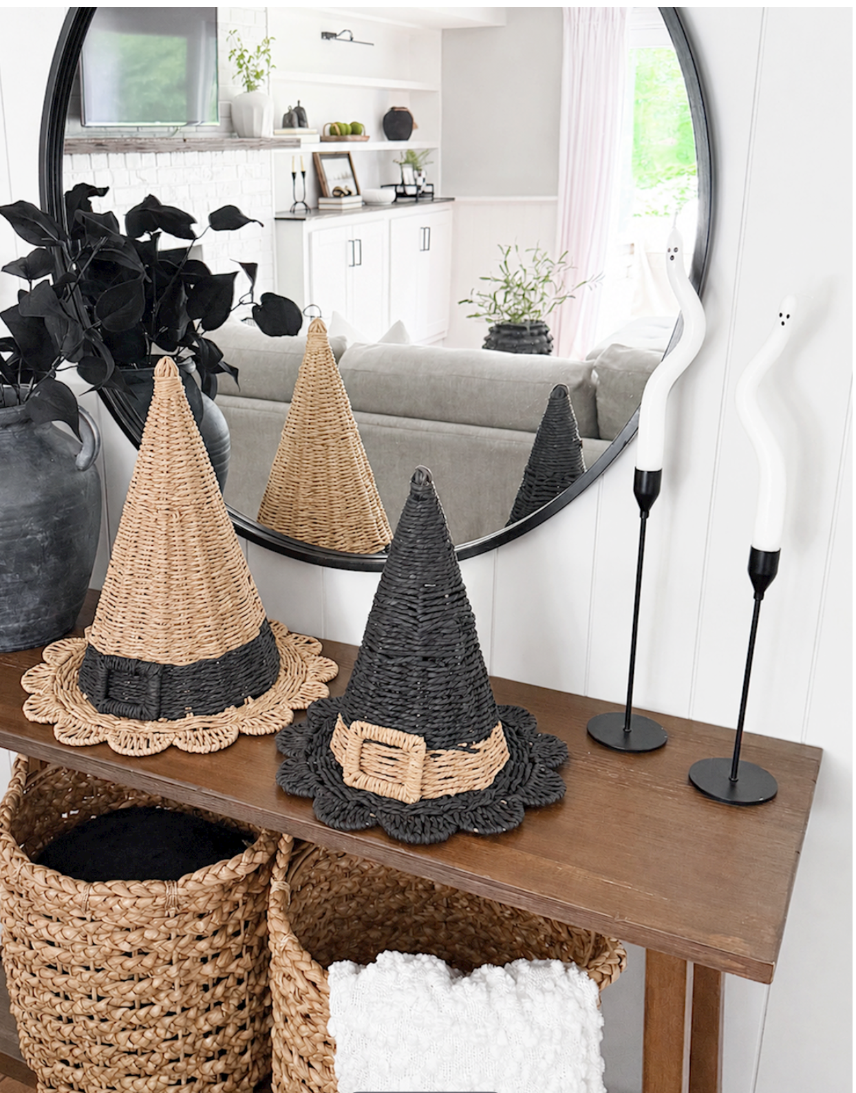 Woven Witch Hats  by Mud Pie