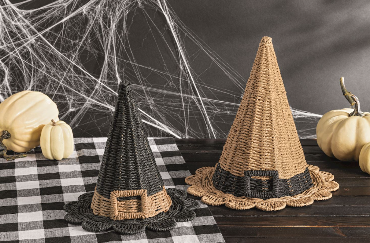 Woven Witch Hats  by Mud Pie