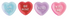 Valentine's Tidbit Plates by Mud Pie