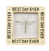 Hand-Painted Photo Frame with Saying, 4 Styles (Holds 3"x3" Photo)