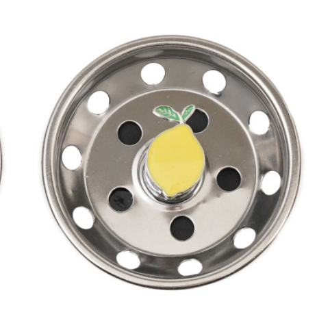 Stainless Steel Sink Strainer/Stopper with Icon, 6 Styles