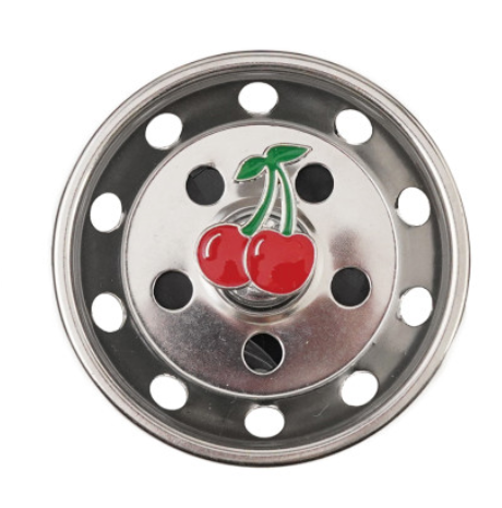 Stainless Steel Sink Strainer/Stopper with Icon, 6 Styles