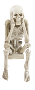 Resin See/Hear/Speak No Evil Skeleton Shelf Sitter, Bone Finish, 3 Styles