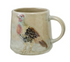16 oz. Hand-Painted Embossed Stoneware Mug with Animal, 4 Styles