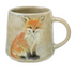 16 oz. Hand-Painted Embossed Stoneware Mug with Animal, 4 Styles