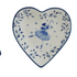 Ceramic Shaped Dish with Holiday Image, White & Blue, 3 Styles