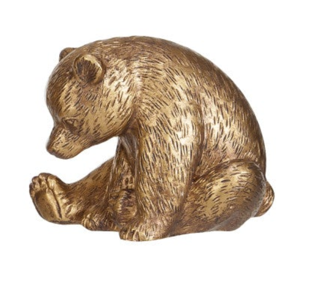 Resin Animal, Antique Gold Finish, 3 Styles