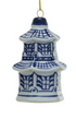Stoneware Ginger Jar Ornament, Blue & White, 6 Styles
