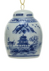 Stoneware Ginger Jar Ornament, Blue & White, 6 Styles