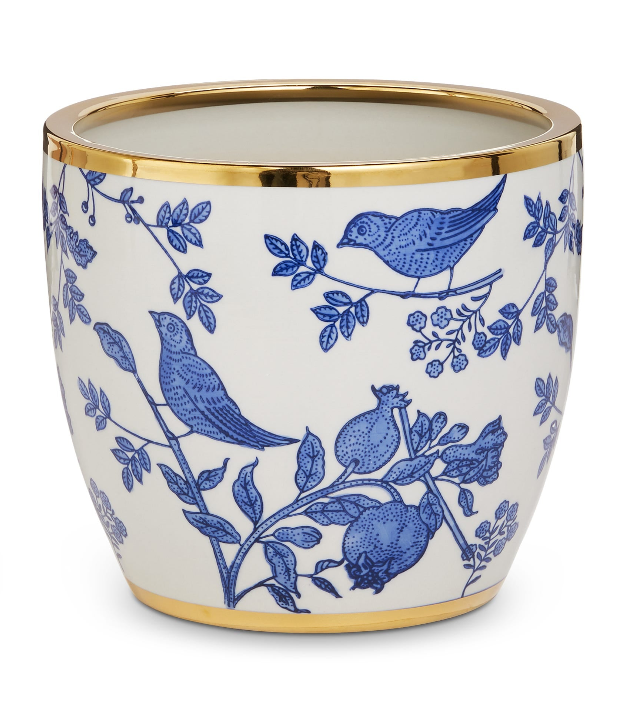 Blue Bird Cache Pot
