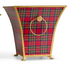 Plaid Cache Pots