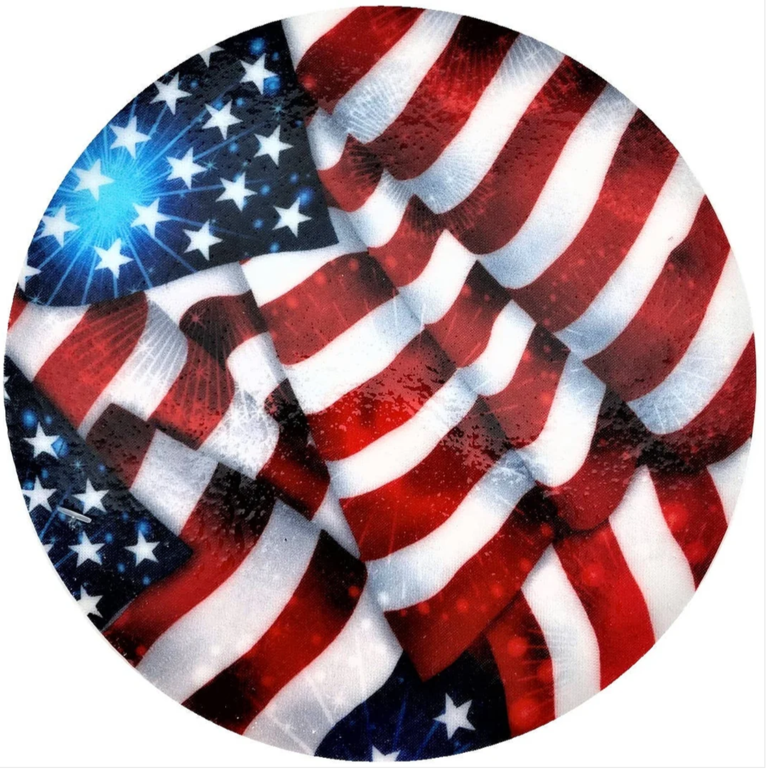 Andreas American Flag 8" Silicone Trivet