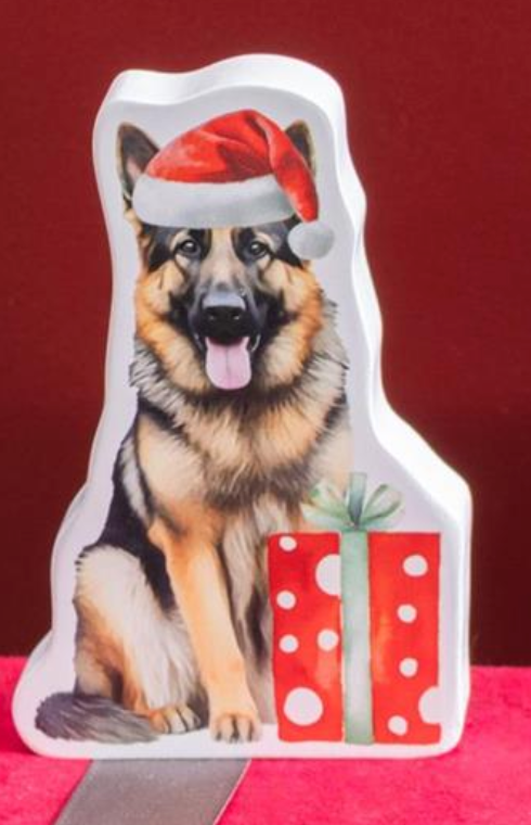 Twas the Night Figurine, Christmas Dog, 4.5"H