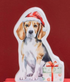 Twas the Night Figurine, Christmas Dog, 4.5"H