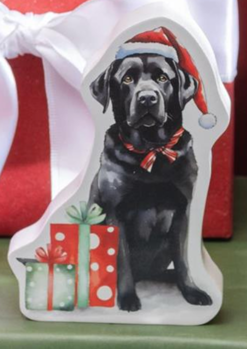 Twas the Night Figurine, Christmas Dog, 4.5"H