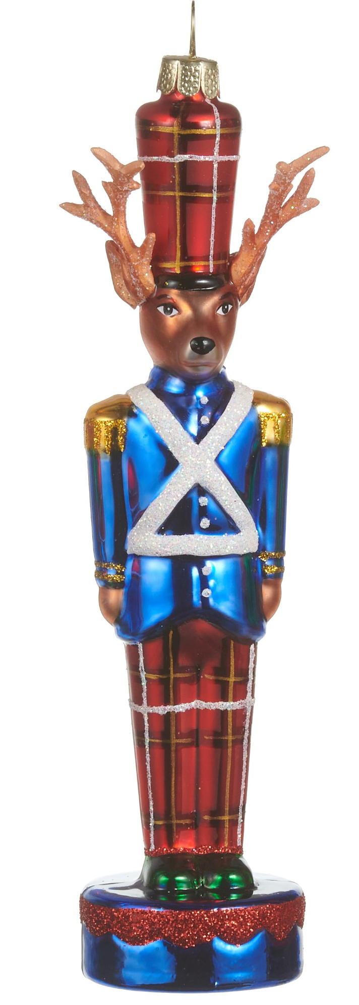 6.5" Deer Nutcracker Ornament