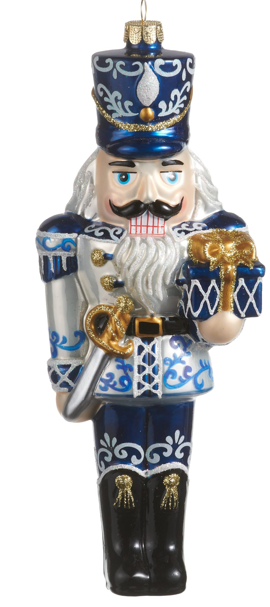 8.25 Chinoiserie Nutcracker Ornament