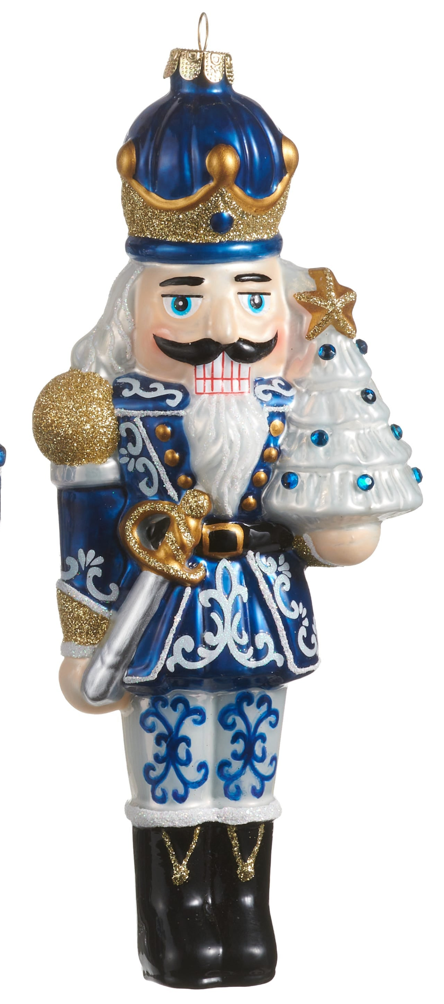 8.25 Chinoiserie Nutcracker Ornament