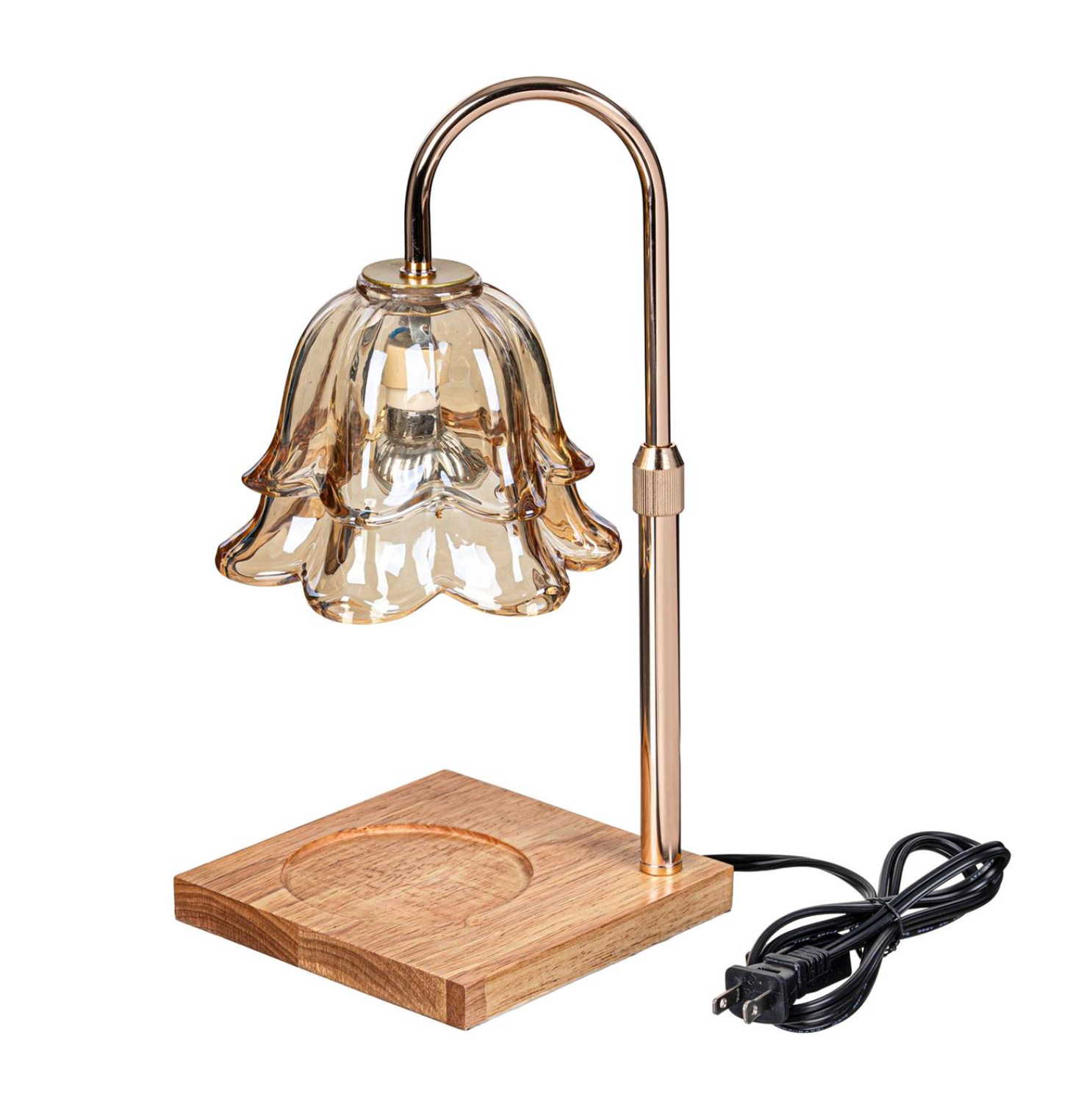 Pearl & Pine Glass Candle Warmer Lamp