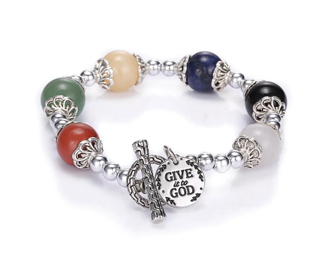 Alexa's Angels Give It To God Toggle Bracelets