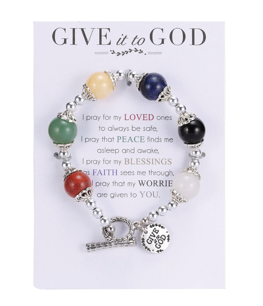 Alexa's Angels Give It To God Toggle Bracelets