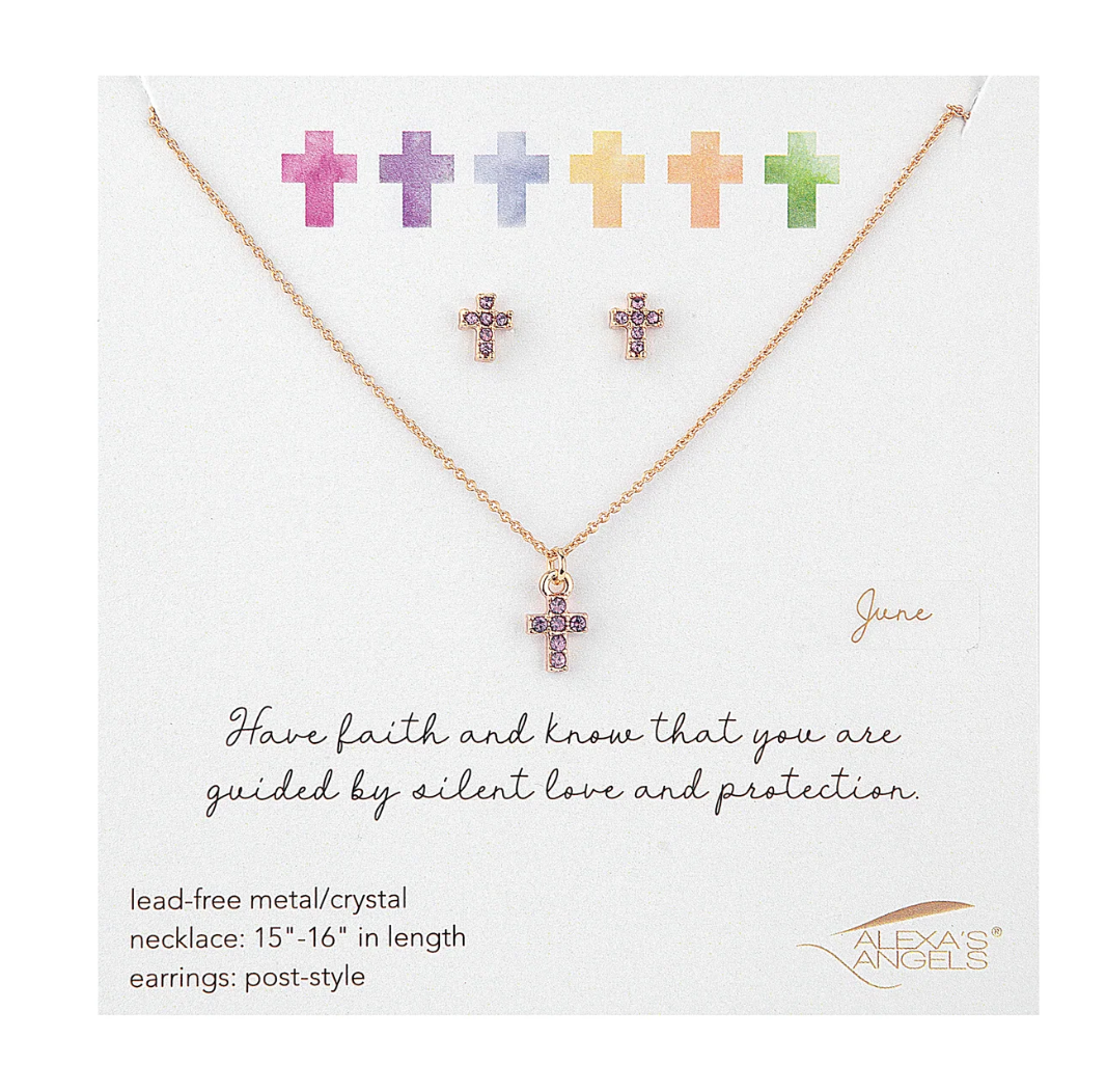 Alexa's Angels Birthstone Jewelry, Assorted Months