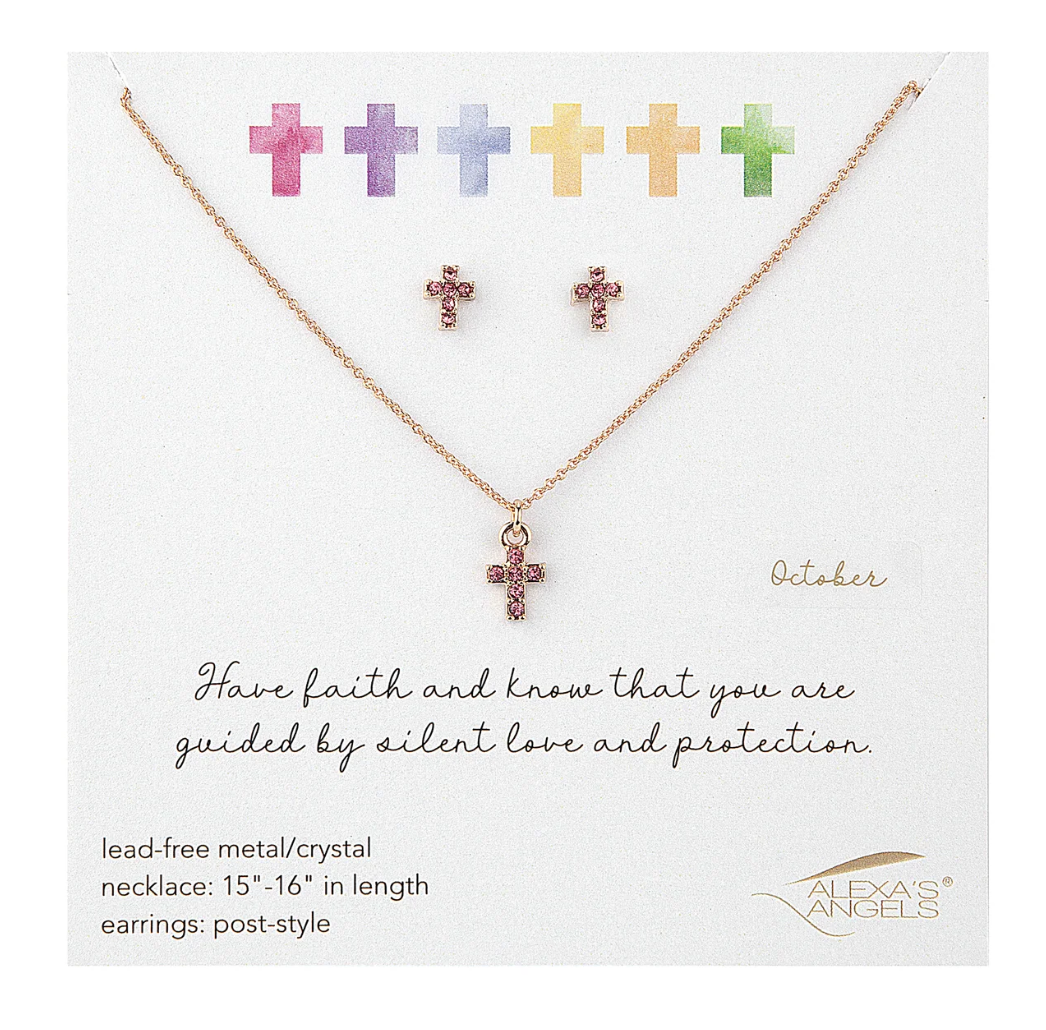 Alexa's Angels Birthstone Jewelry, Assorted Months