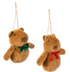 Holly Homestead Fabric Capybara Ornament