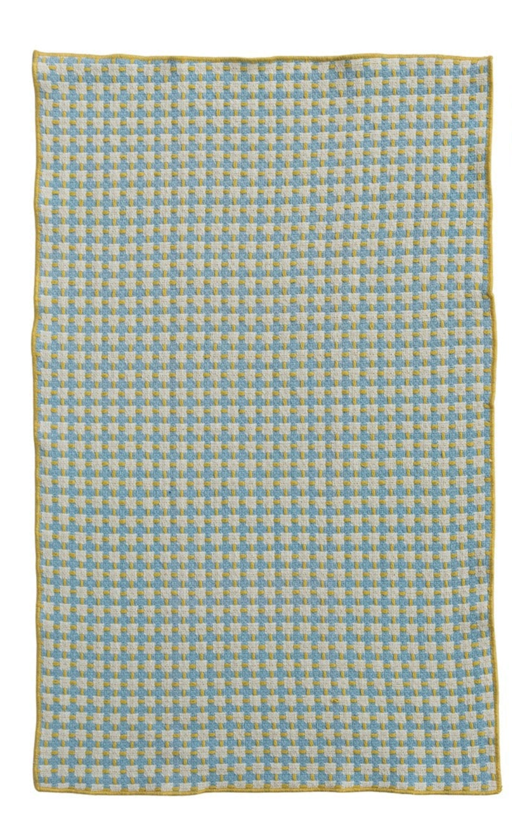Woven Cotton Kitchen Towel w Plaid